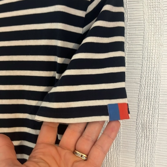 Kule The Tee Dress - Navy and Cream size XS - Picture 6 of 8